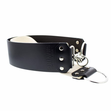 Product image 1 for WCS 3" Hanging Strop, Leather and Linen, Black